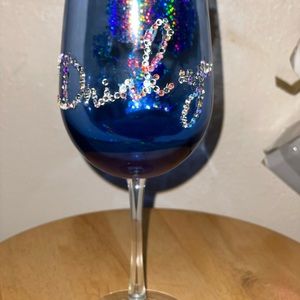 Personalized wine glass for $20